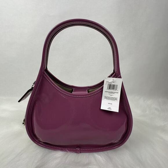 Coach Ergo Shoulder Bag In Coachtopia Leather In Lilac Berry Purple CQ003 NWT - Picture 3 of 7